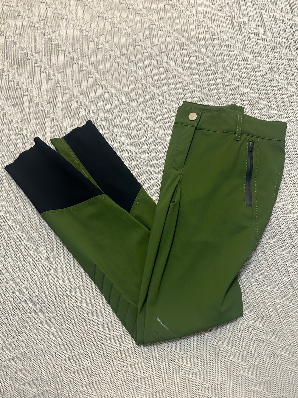 Equiline olive green equestrian riding pants size IT44